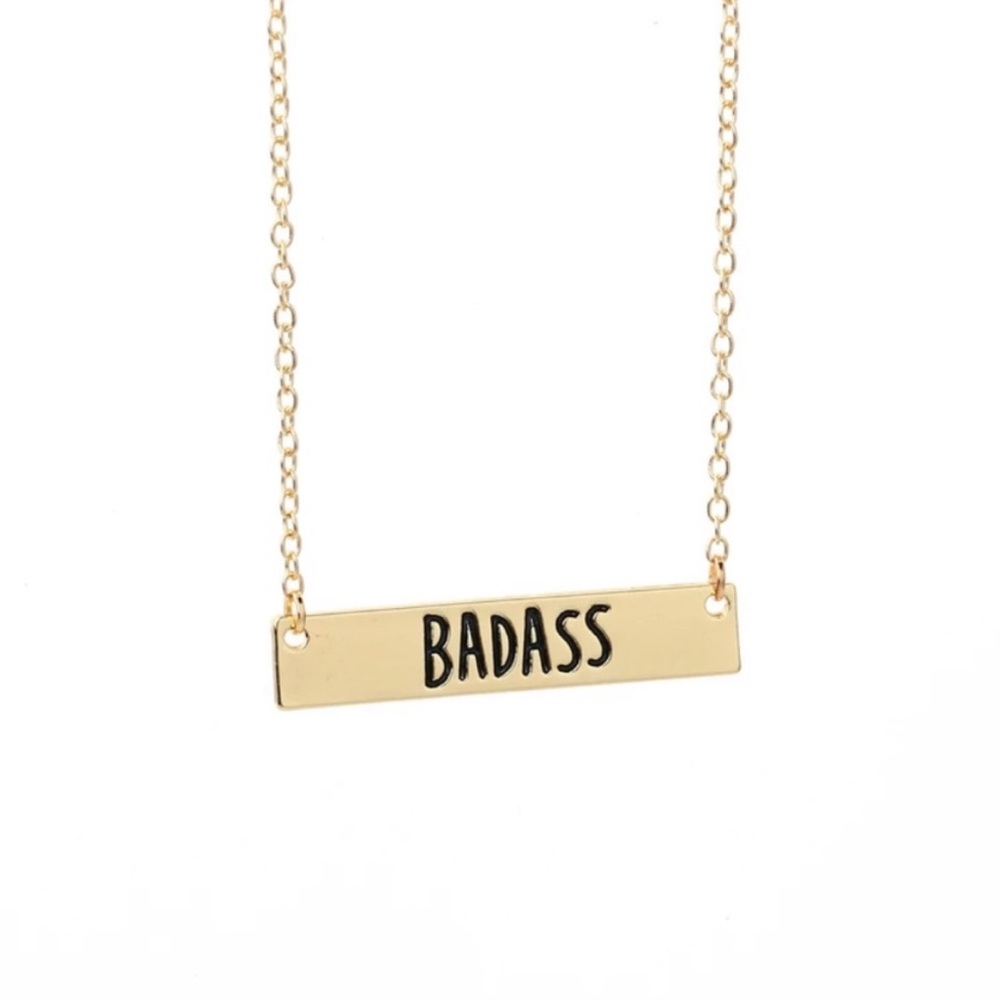 Gold Badass Necklace